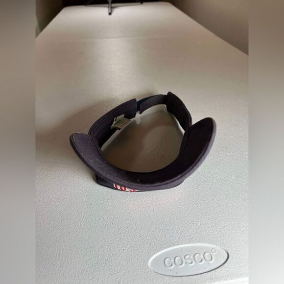 Vintage Universal Studios Black Gray Sun Visor Adjustable Hat Cap GUC - Picture 14 of 14